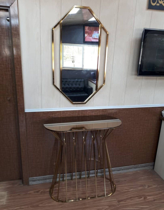 اینه کنسول فلزی جدید لاکچری مدرن