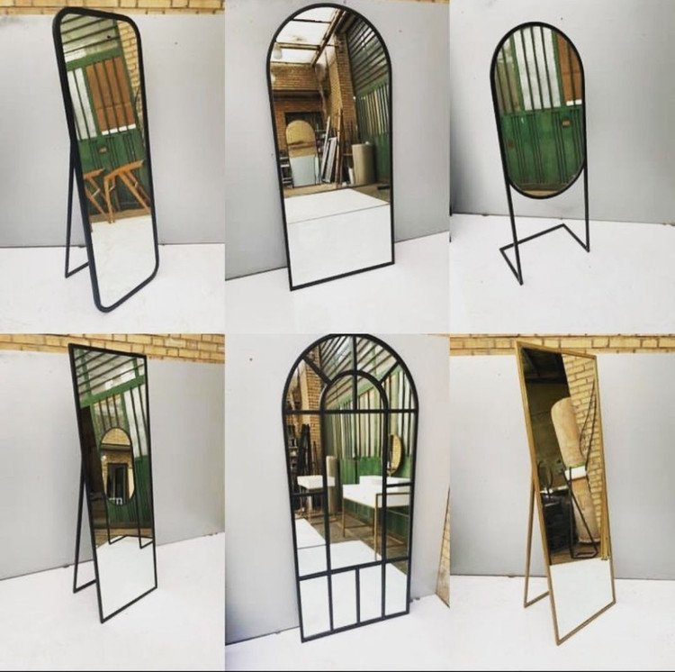 قاب اینه ایستاده فلزی ابکاری جدید