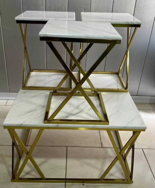 میزجلومبلی عسلی فلزی لاکچری