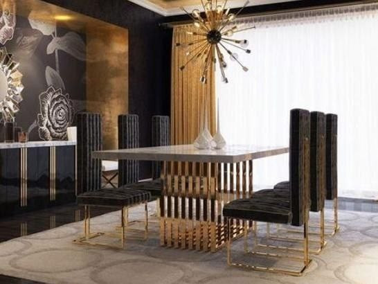 میز غذاخوری ۴ نفره لاکچری