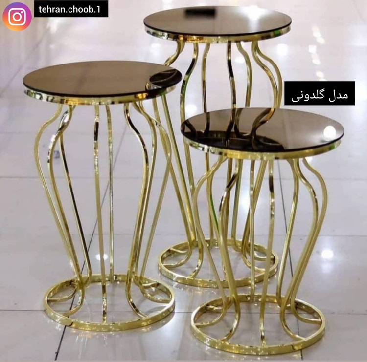 عسلی سه تیکه فلزی جدید