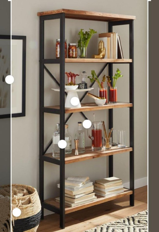 بوفه چوب وفلز ذنگ کوره ای