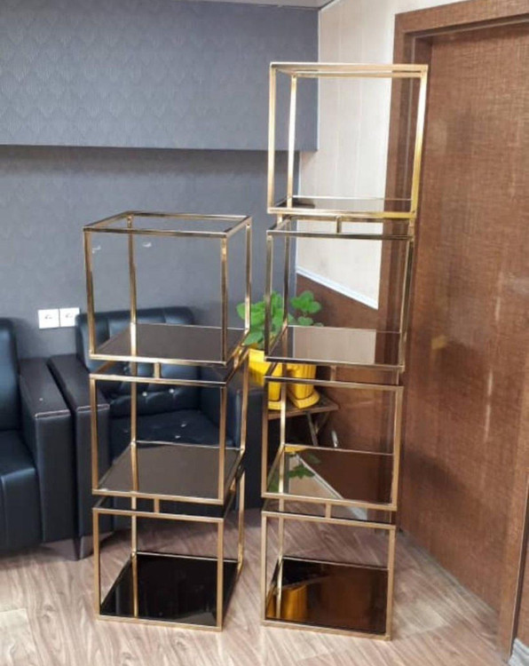 ویترین استند بوفه فلزی لاکچری