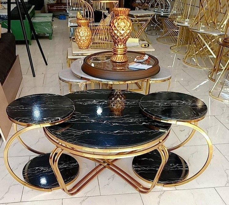 جلومبلی عسلی فلزی لاکچری