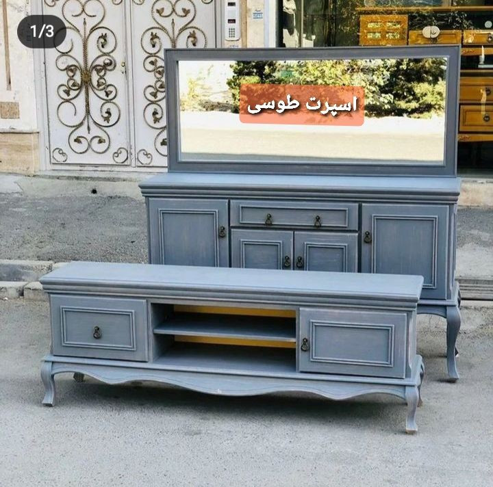 اینه کنسول چوبی لاکچری دیجی کالا