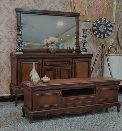 اینه کنسول چوبی