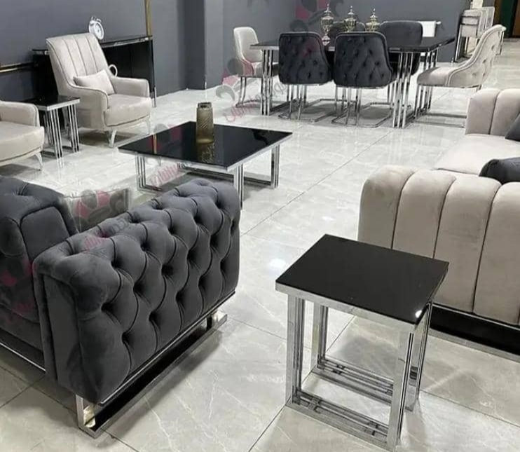 جلومبلی و عسلی فلزی ابکاری مدرن