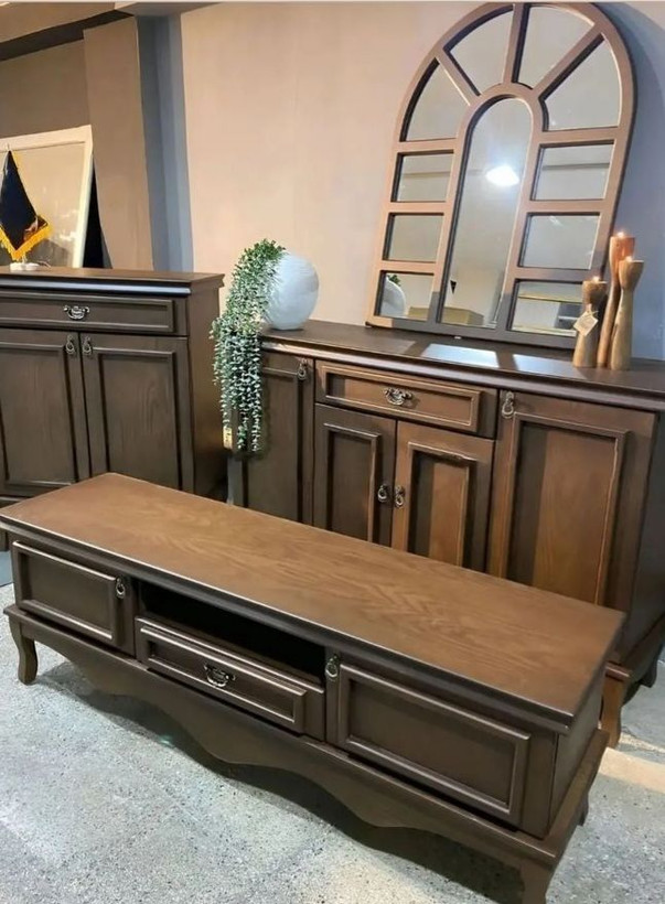 اینه کنسول میز تلویزیون جا کفشی ست چوبی لاکچری دیجی کالا