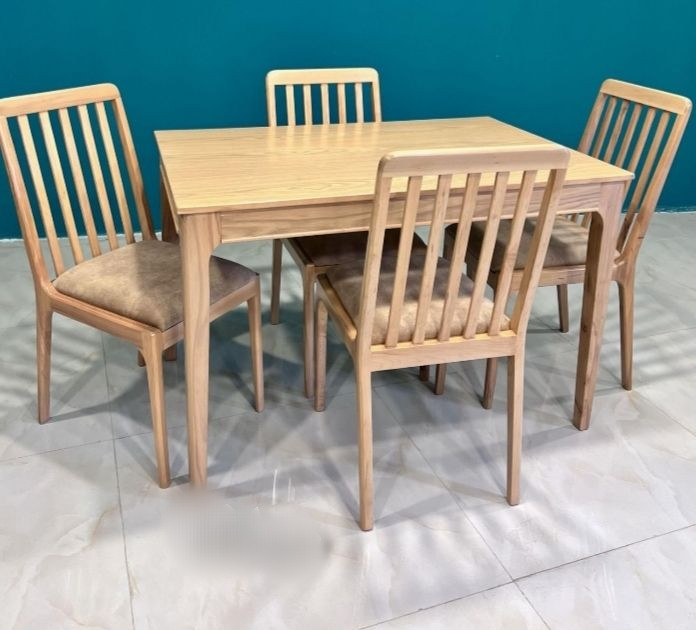 میز غذاخوری ۴ نفره جدید چوبی