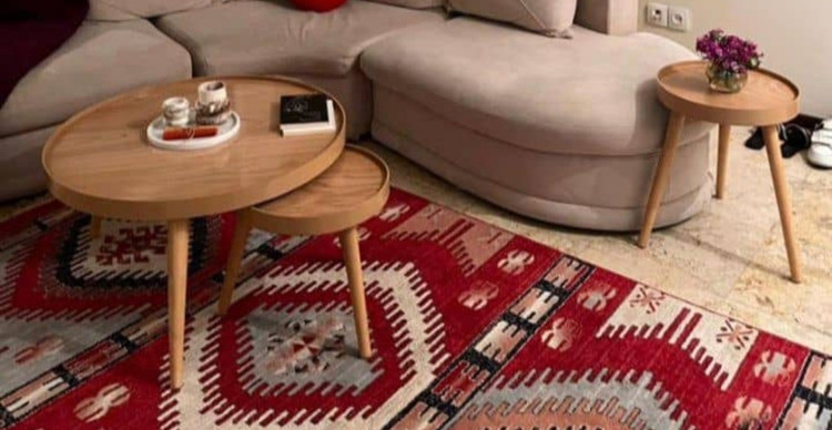 جلومبلی و عسلی گرد لبه دار لاکچری دیجی کالا