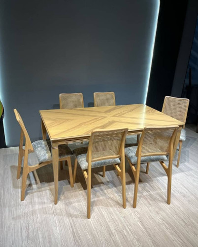 جدیدترین میز غذاخوری ۸ نفره چوب راش