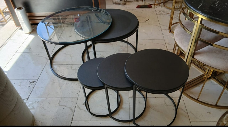 جدیدترین جلومبلی و عسلی رنگ کوره ای طرح سنگ