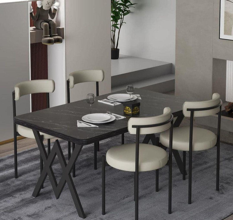 میز غذاخوری ۴ نفره مدرن