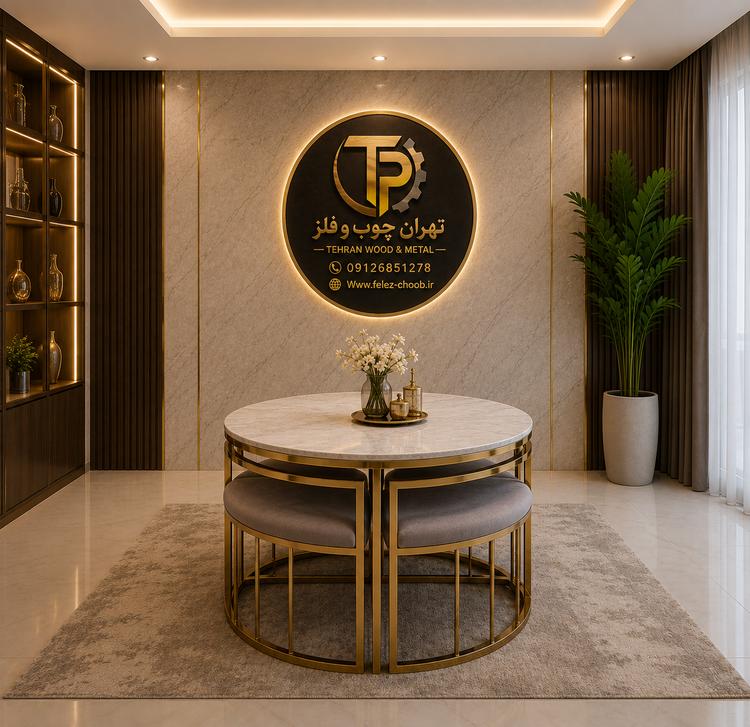جدیدترین میز غذاخوری کم جا