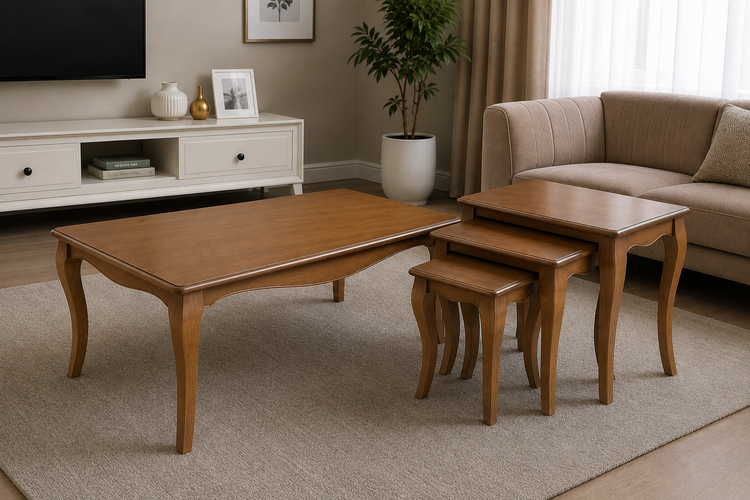 جلومبلی عسلی روکش چوب